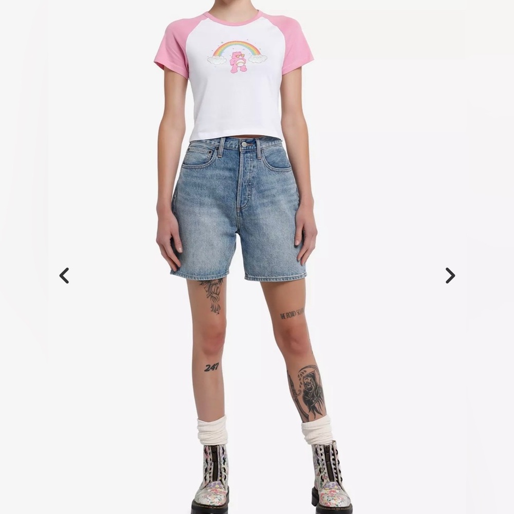 𐙚 SOLD— Care Bears x SkinnyDip Baby Tee NWT - Picture 2 of 7